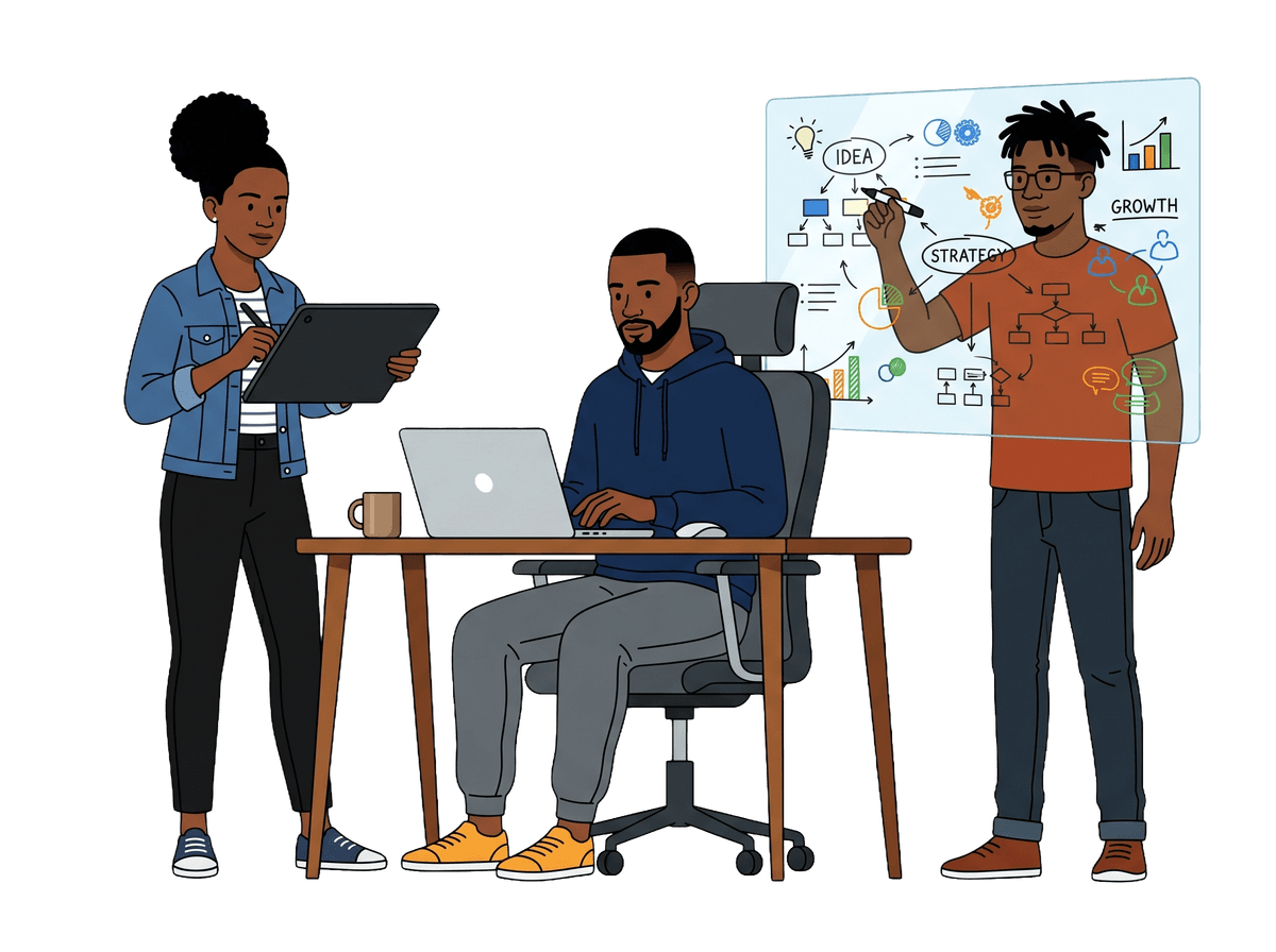 Vendor page hero visual showing conversion-focused onboarding